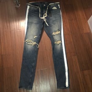 PacSun stacked skinny jeans